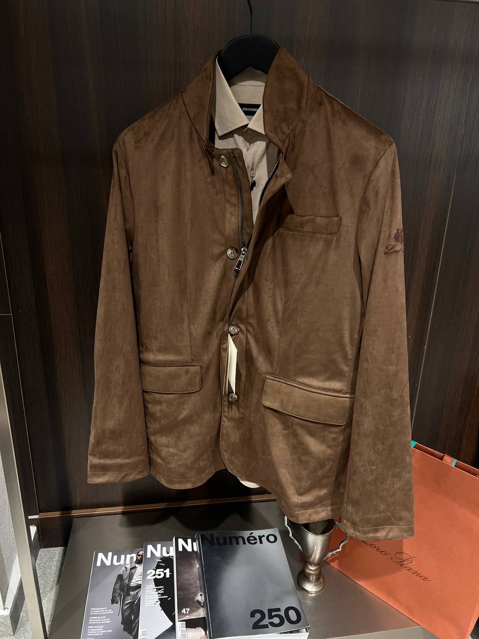 Loro Piana Suede Leather Jacket