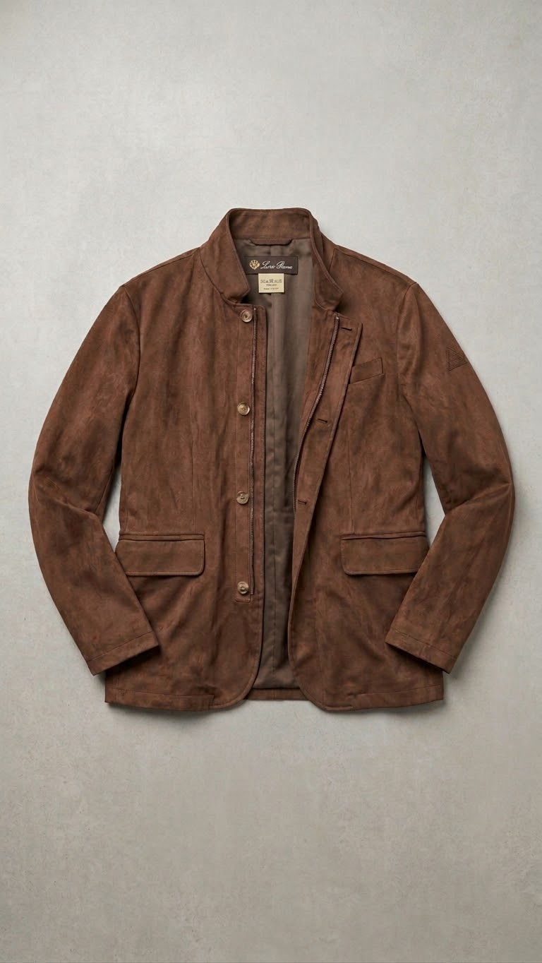 Loro Piana Suede Leather Jacket