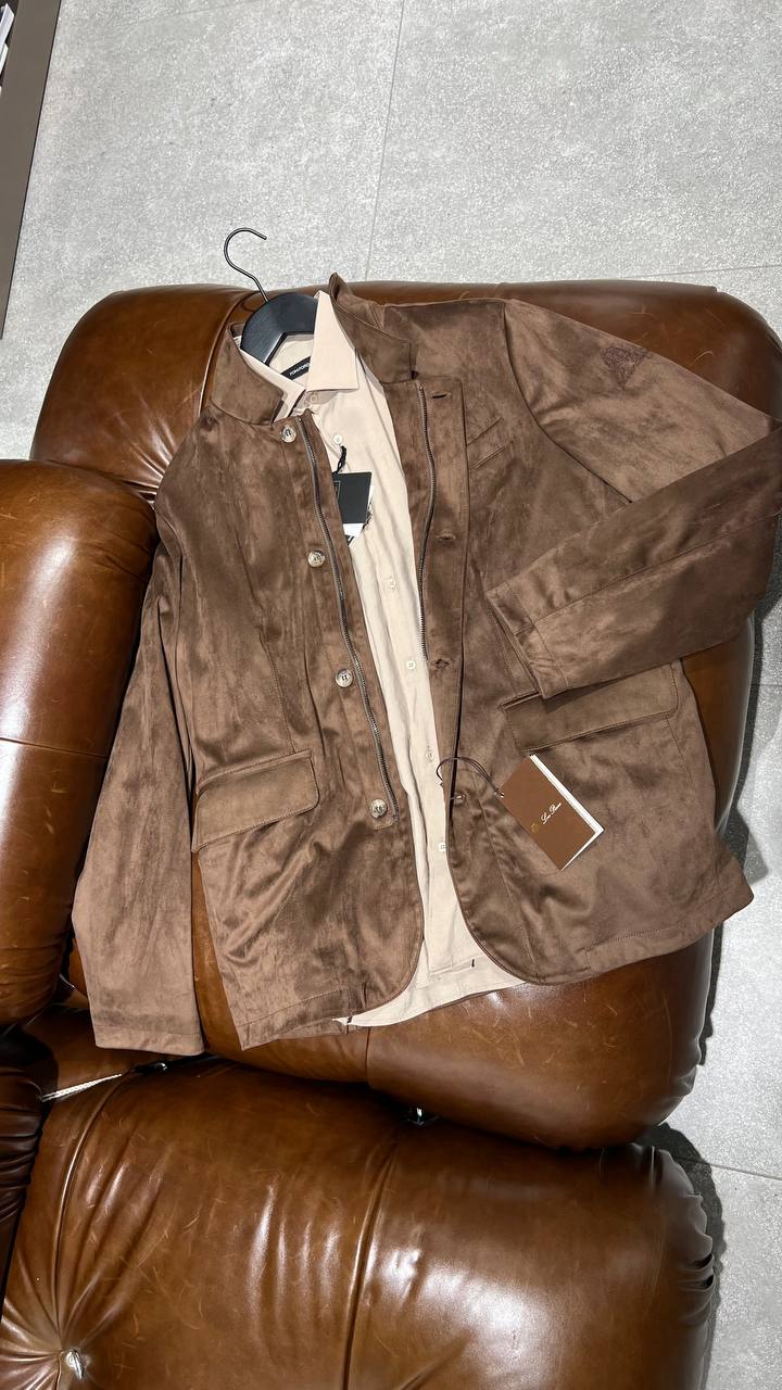 Loro Piana Suede Leather Jacket